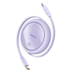 BASEUS USB-C kabel za USB-C Baseus Free2Draw, PD, 100 W, 1 m (vijoličen)