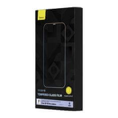 BASEUS Baseus 0,4 mm kaljeno steklo Corning HD za iPhone 12 Pro MAX + komplet za čiščenje