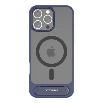 Torras Torras Pstand Series etui za iPhone 16 Pro (modra)