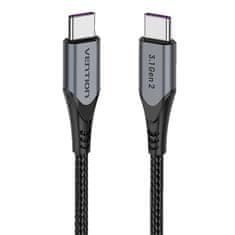Vention USB-C na USB-C kabel 100 W Vention TAHHF 5 A 1 m USB 3.1 Gen2 4k (siv)
