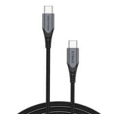 Vention USB-C na USB-C kabel 100 W Vention TAHHF 5 A 1 m USB 3.1 Gen2 4k (siv)