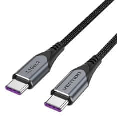 Vention USB-C na USB-C kabel 100 W Vention TAHHF 5 A 1 m USB 3.1 Gen2 4k (siv)