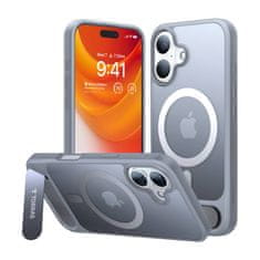 Torras Torras Pstand Series etui za iPhone 16 Plus (titanium siva)