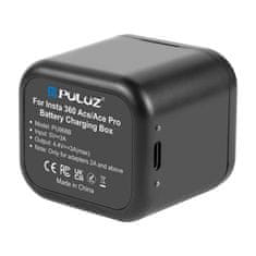 Puluz Polnilnik + etui za pomnilniške kartice PULUZ za Insta360 Ace / Ace Pro / Ace Pro 2