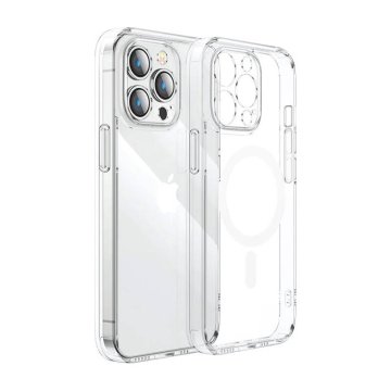 Joyroom Magnetni zaščitni etui Joyroom za iPhone 15 Pro Max (prozoren)