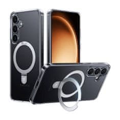 Torras Torras Ostand Series etui za telefon Samsung S25 (prozoren)