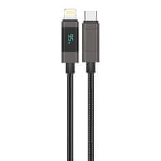 Foneng USB-C kabel za Lightning Foneng XS05 PD27W, 1,2 m (črn)