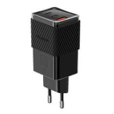 Mcdodo Mcdodo CH-1501 65 W omrežni polnilnik GaN 2x USB-C, USB-A (črn)