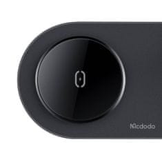 Mcdodo Brezžični polnilnik Mcdodo CH-7061 3v1 15W (telefon/TWS/Apple watch) črn