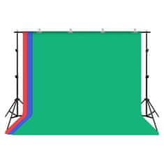 Puluz Komplet/stativ za pritrditev fotografskega ozadja Puluz 2x3m + fotografska ozadja 3 kos PKT5205