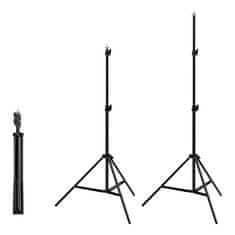 Puluz Komplet/stativ za pritrditev fotografskega ozadja Puluz 2x3m + fotografska ozadja 3 kos PKT5205