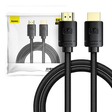 1 to 3 Baseus Hdmi 2.1 Kabel Za Tv Monitor 8K 60Hz 3D Hdr 48Gbps 2M S Funkcijo Hdr