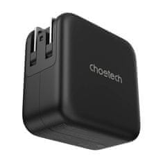 Choetech Mrežni polnilnik Choetech PD6055 70 W GaN s pretvorniki za ZDA, EU, Veliko Britanijo in Avstralijo