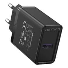 Vention Mrežni polnilnik Vention FACB0-EU USB 22,5 W (črn)