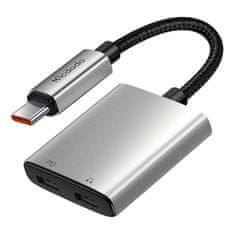 Mcdodo 2v1 USB-C avdio adapter za 2x USB C Mcdodo CA-5570