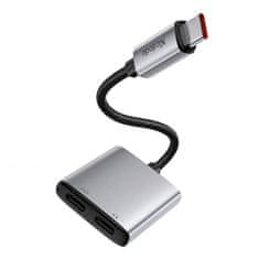 Mcdodo 2v1 USB-C avdio adapter za 2x USB C Mcdodo CA-5570