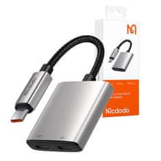 Mcdodo 2v1 USB-C avdio adapter za 2x USB C Mcdodo CA-5570