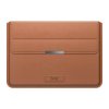 INVZI Usnjen etui / torbica z funkcijo stojala INVZI za MacBook Pro/Air 13"/14" (rjava)