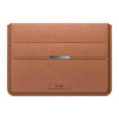 INVZI Usnjen etui / torbica z funkcijo stojala INVZI za MacBook Pro/Air 13"/14" (rjava)