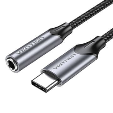 Vention Adapter Vention BGMHF USB-C M na 3,5 mm Jack 1 m (siv)