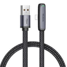 Mcdodo USB kotni kabel za Lightning Mcdodo CA-2791, 1,8 m (črn)