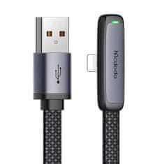Mcdodo USB kotni kabel za Lightning Mcdodo CA-2791, 1,8 m (črn)