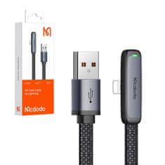 Mcdodo USB kotni kabel za Lightning Mcdodo CA-2791, 1,8 m (črn)