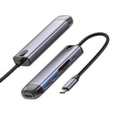 Mcdodo USB-C hub Mcdodo HU-7420 6v1 (USB-C, USB3.0*2, SD, TF, HDMI)