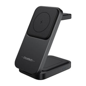 Choetech Magnetni polnilnik 3v1 Choetech T611-F 15W za iPhone serije 12/13/14/15