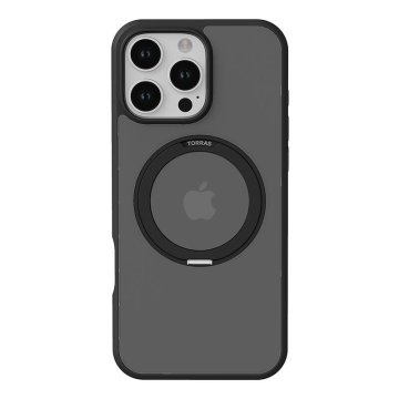 Torras Torras Ostand Pro etui za iPhone 16 ProMax (črn)