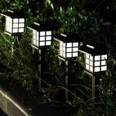 MG Garden Lamp V2 sončna svetilka 6ks, črna