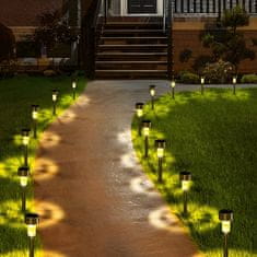 MG Garden Light sončna svetilka 10ks, črna