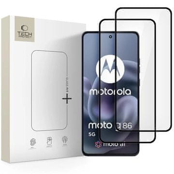 Tech-protect Glass Fit 2x zaščitno steklo za Motorola Moto G86 5G / G86 5G Power, črna