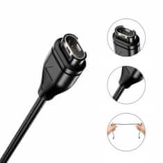 Tech-protect MC04 USB-C polnilni kabel na Garmin hodinky 1m, črna
