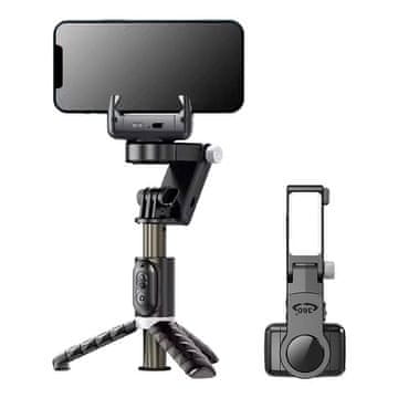 Apexel Gimbal/stativ z lampo APEXEL Q18 (črn)