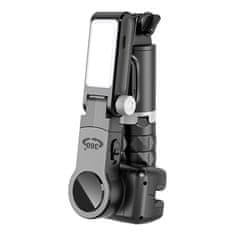 Apexel Gimbal/stativ z lampo APEXEL Q18 (črn)