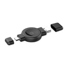 Choetech Brezžični polnilnik In-line Choetech T606-F za pametno uro (črn)