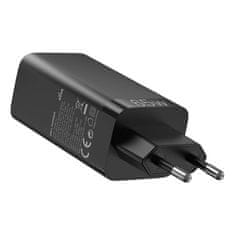 Vention Mrežni polnilnik Vention FEDB0-EU 2xUSB-C 1xUSB-A 65W/30W/30W GaN (črn)
