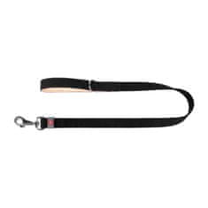 WAUDOG Pas za psa iz naravnega usnja WAUDOG šir. 20 mm, dolž. 122 cm Črna