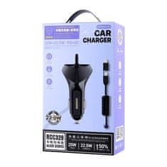 REMAX Avtomobilski polnilnik Remax RCC328 20 W + 22,5 W PD + QC