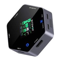 Blitzwolf Docking postaja 8v1 Blitzwolf BW-TH16 USB 100W LCD Smart Display