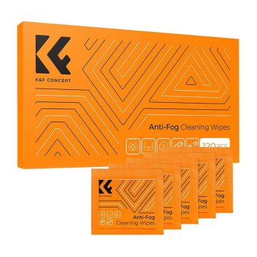 K&F Concept Vlažne krpice za čiščenje leč/očal 10 x 15 cm K&amp;F Concept KF08.036 120 kosov