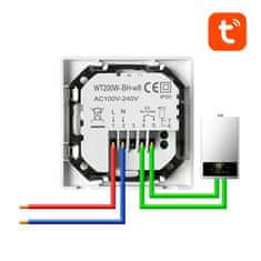 Avatto Inteligentni termostat Avatto WT200-BH-3A-W Bojler 3A WiFi TUYA