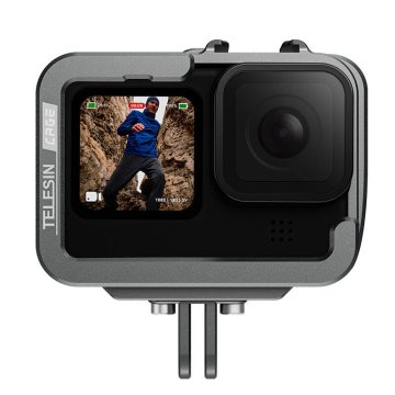 TELESIN Aluminijasta zaščitna ohišje Telesin za GoPro Hero 12 / 11 / 10 / 9