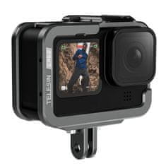TELESIN Aluminijasta zaščitna ohišje Telesin za GoPro Hero 12 / 11 / 10 / 9