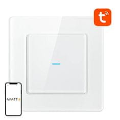 Avatto Dotikni stikalo za vklop svetlobe WiFi Avatto N-TS10-W1 enojno TUYA (belo)