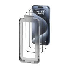 Vention Vention KUKTCA-10 kaljeno steklo za iPhone 15 + aplikator