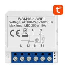 Avatto AVATTO WSM16-W1 Wi-Fi 1-kanalni rele Tuya