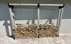 M.A.T Group Stojalo za drva 340x150mm ČERNO (1 kos)