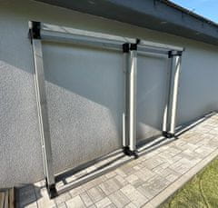 M.A.T Group Stojalo za drva 340x150mm ČERNO (1 kos)